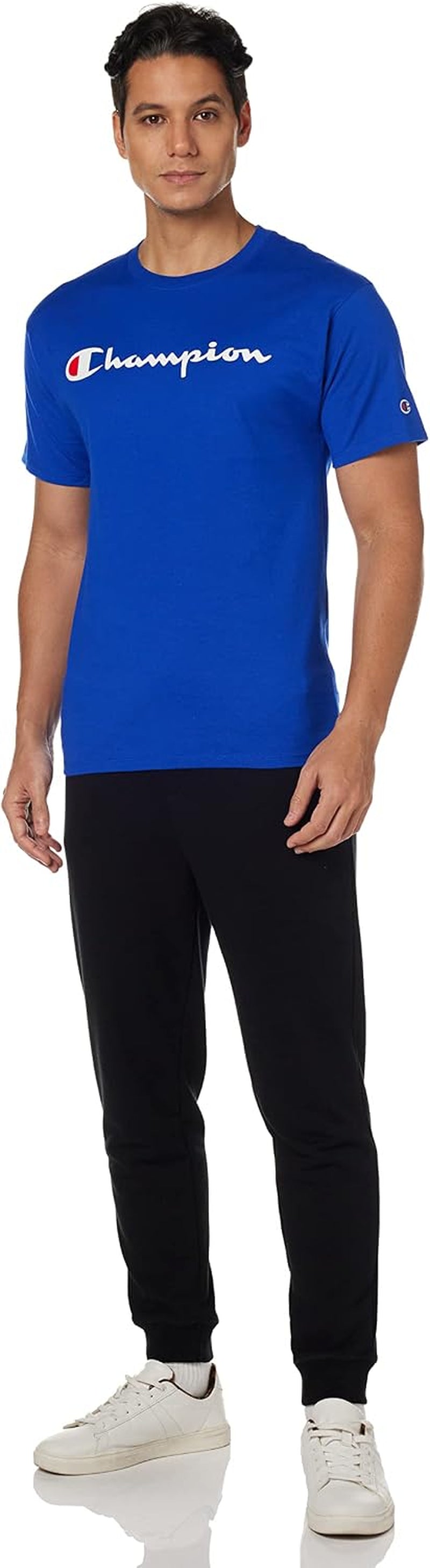 Men'S Classic Script Graphic Short Sleeve T-Shirt, Standard Fit, Tonal Logo, Available in Regular and Big & Tall