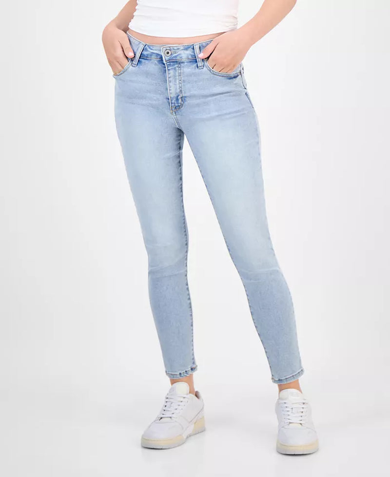 Juniors' Mid-Rise Ankle Skinny Jeans