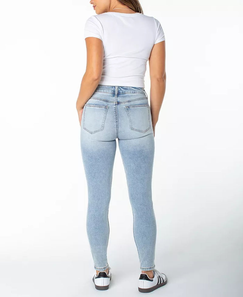 Juniors' Mid-Rise Ankle Skinny Jeans