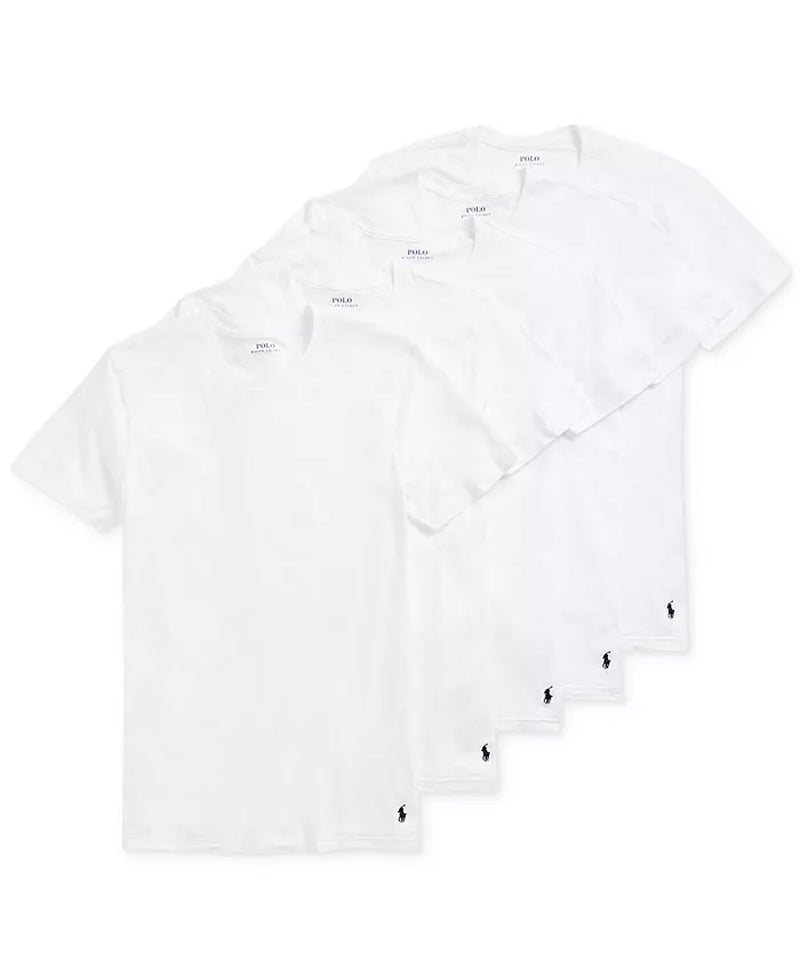 Men'S 5-Pack Crew-Neck Undershirts