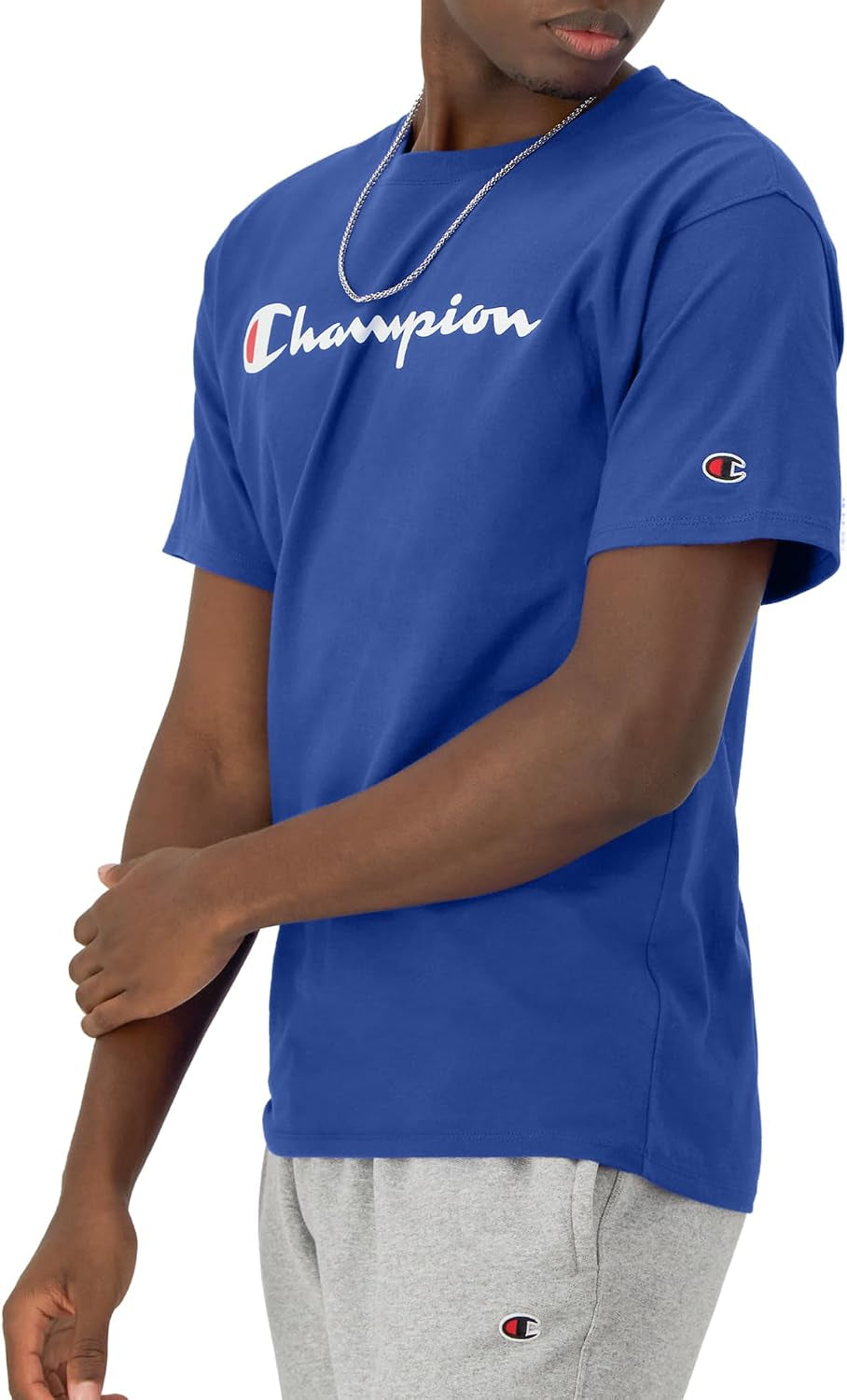 Men'S Classic Script Graphic Short Sleeve T-Shirt, Standard Fit, Tonal Logo, Available in Regular and Big & Tall
