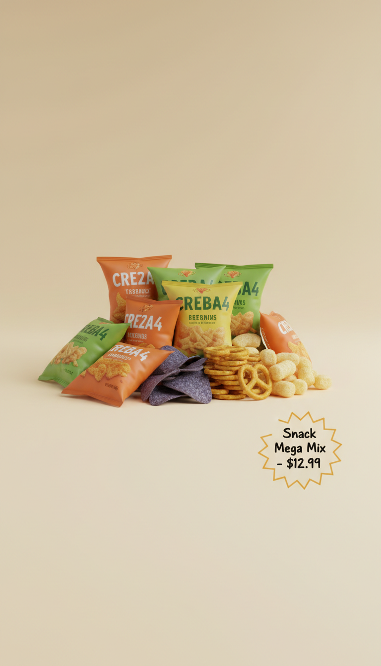 Assorted Snacks Grab Bag Pack