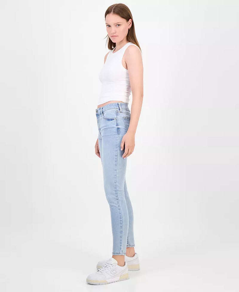 Juniors' Mid-Rise Ankle Skinny Jeans