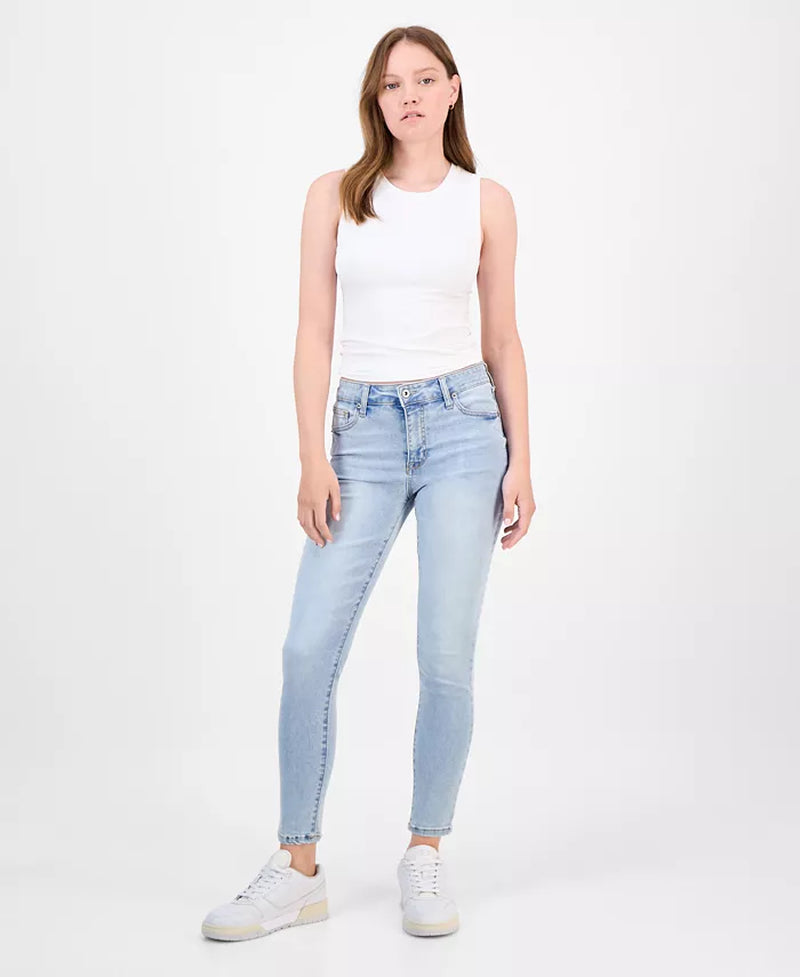 Juniors' Mid-Rise Ankle Skinny Jeans